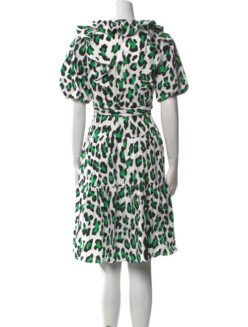 Diane von Furstenberg Printed Midi Length Dress