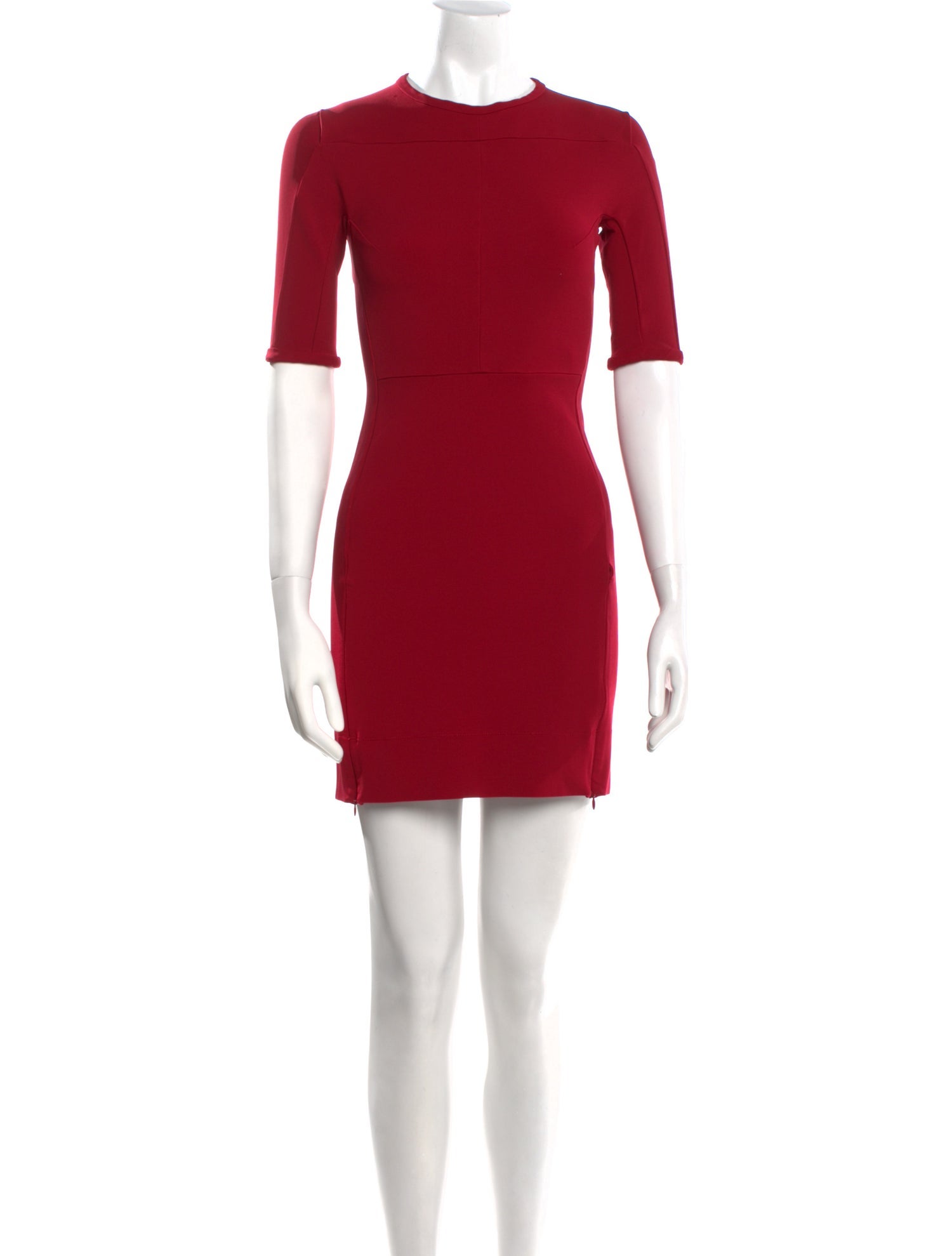 Diane von Furstenberg Crew Neck Mini Dress