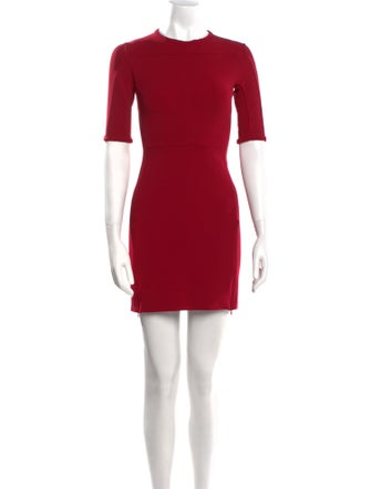 Diane von Furstenberg Crew Neck Mini Dress