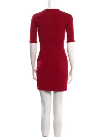Diane von Furstenberg Crew Neck Mini Dress