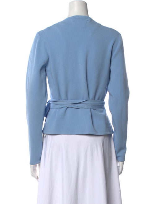 Diane von Furstenberg V-Neck Long Sleeve Blouse