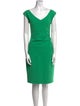 Diane von Furstenberg V-Neck Knee-Length Dress