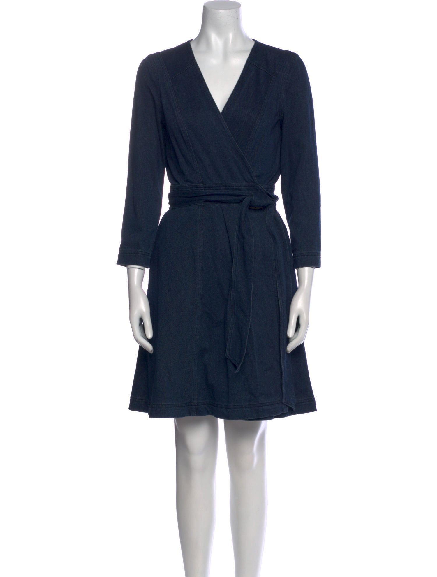 Diane von Furstenberg V-Neck Knee-Length Dress
