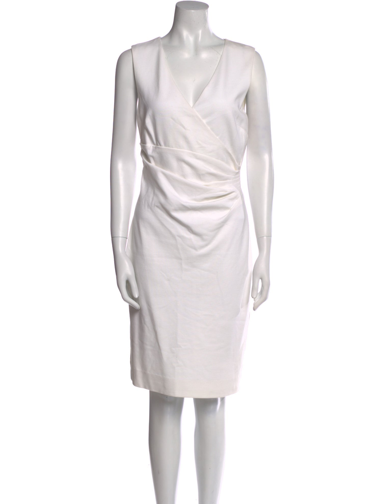 Diane von Furstenberg V-Neck Knee-Length Dress