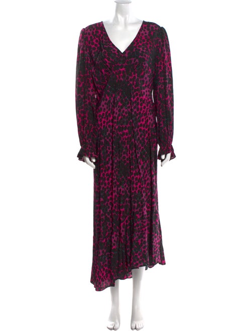 Diane von Furstenberg Animal Print Long Dress