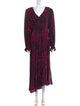 Diane von Furstenberg Animal Print Long Dress