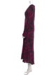 Diane von Furstenberg Animal Print Long Dress