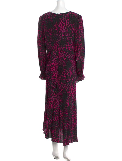 Diane von Furstenberg Animal Print Long Dress
