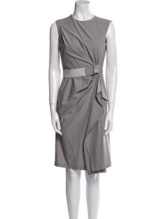 Diane von Furstenberg Crew Neck Knee-Length Dress