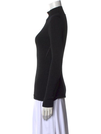 Diane von Furstenberg Merino Wool Mock Neck Sweater