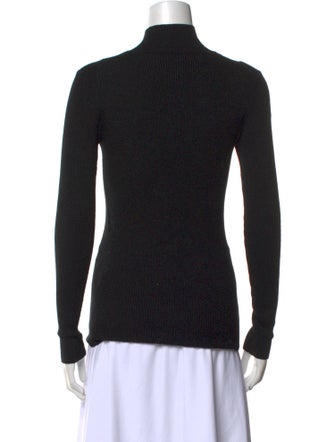 Diane von Furstenberg Merino Wool Mock Neck Sweater