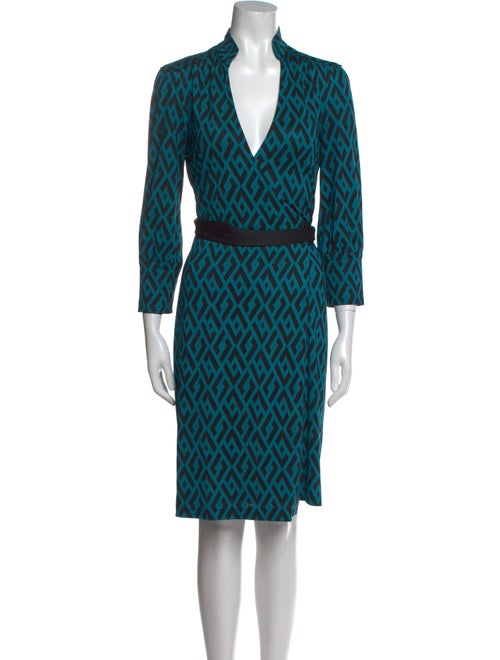 Diane von Furstenberg Silk Knee-Length Dress