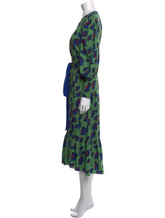 Diane von Furstenberg Printed Long Dress