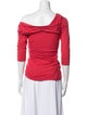 Diane von Furstenberg Cowl Neck Three-Quarter Sleeve Top