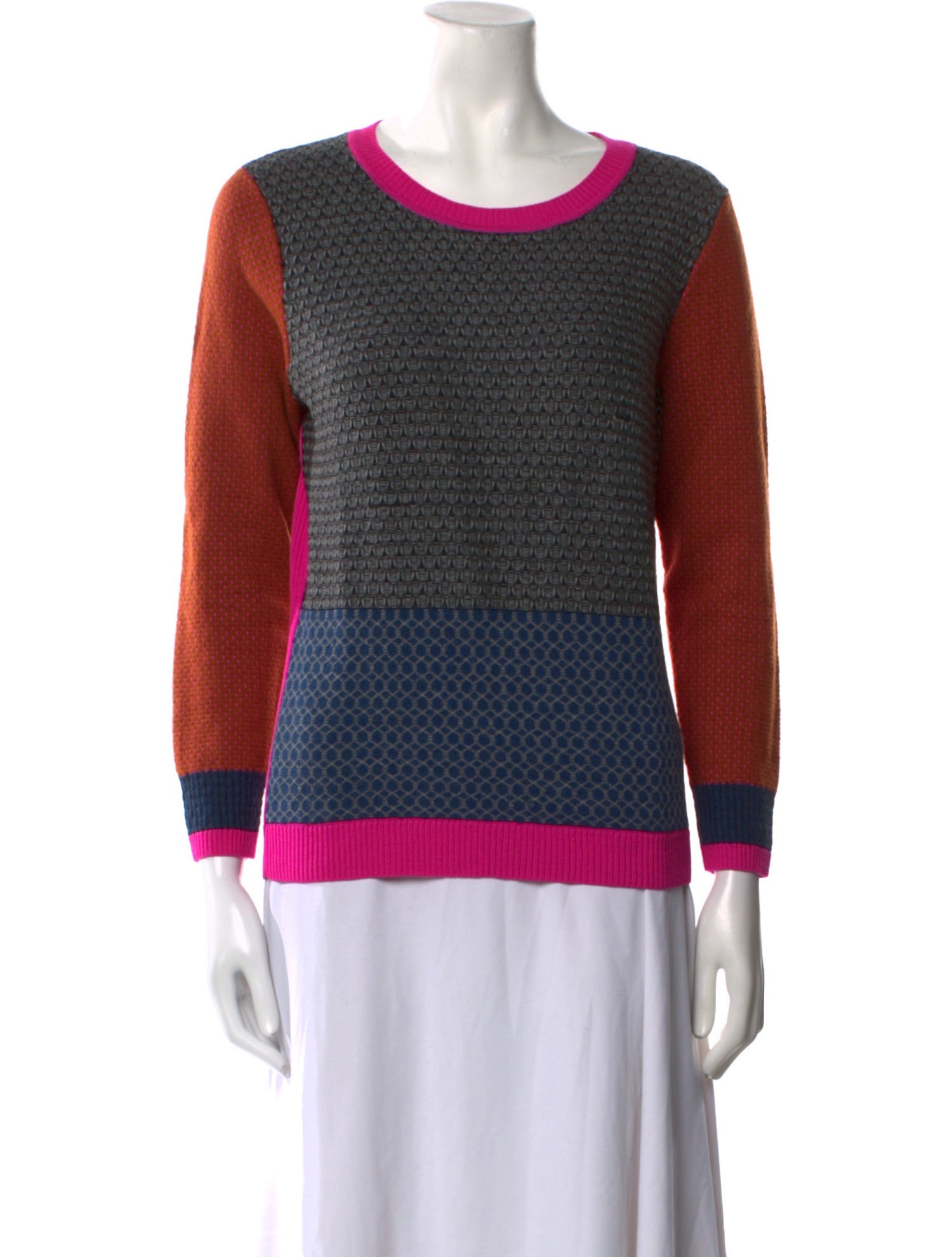 Diane von Furstenberg Wool Printed Sweater