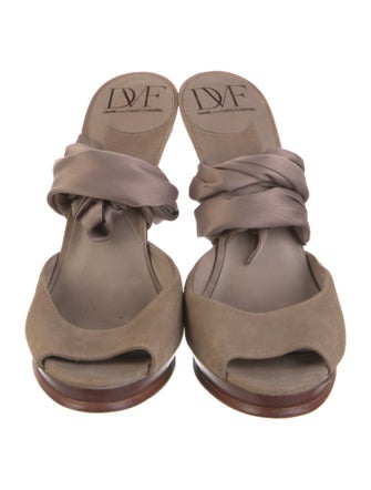 Diane von Furstenberg Suede Sandals