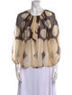 Diane von Furstenberg Silk Printed Blouse