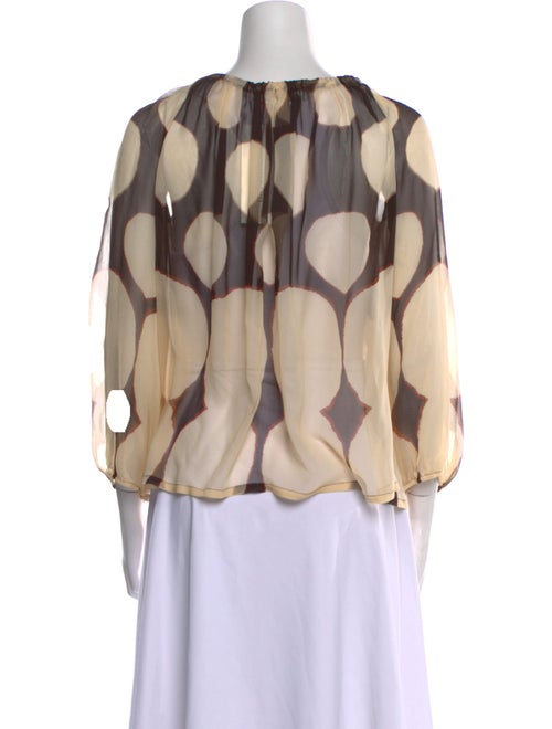 Diane von Furstenberg Silk Printed Blouse