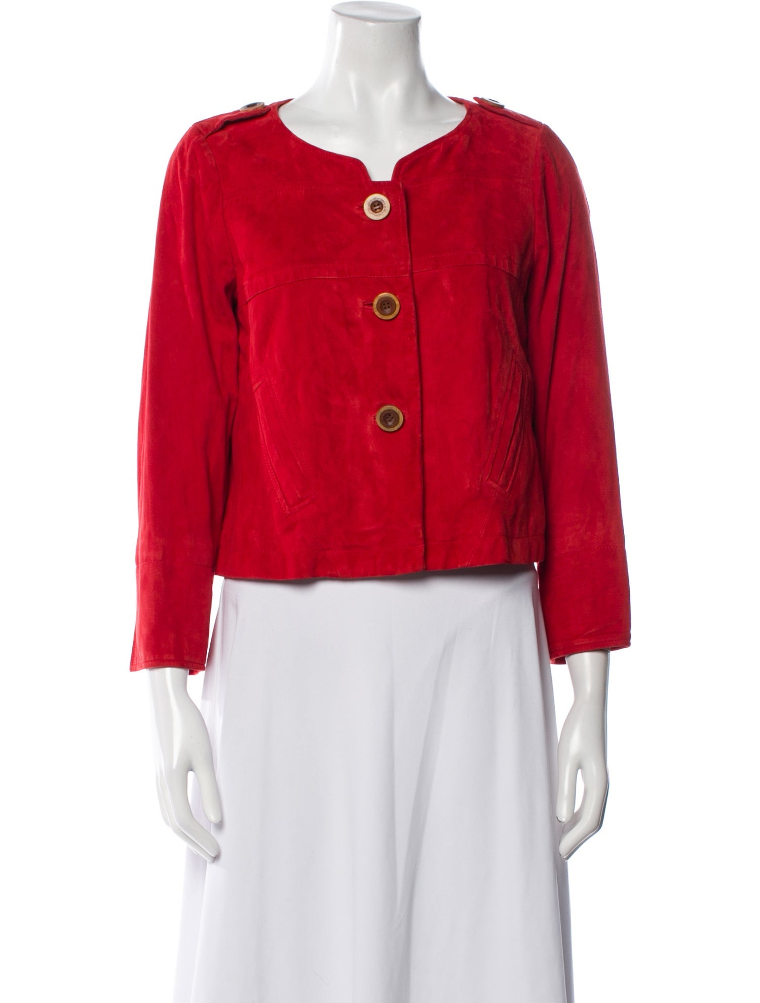 Diane von Furstenberg Leather Evening Jacket