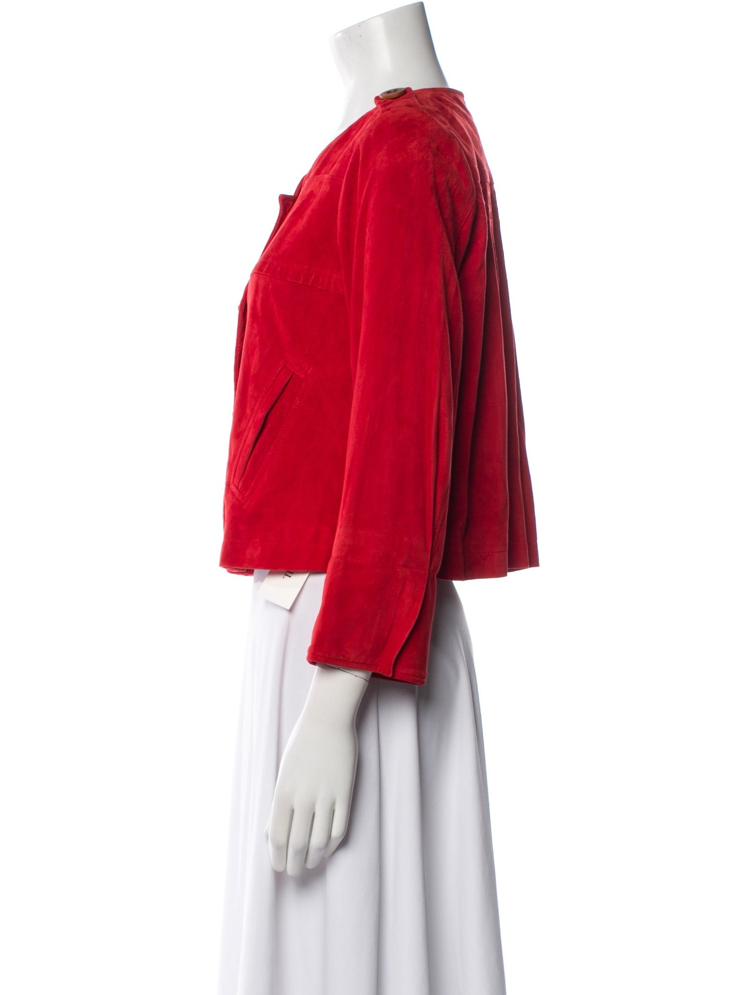 Diane von Furstenberg Leather Evening Jacket