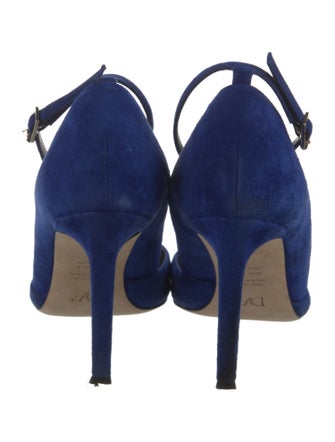 Diane von Furstenberg Suede D'Orsay Pumps