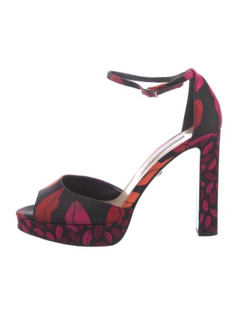Diane von Furstenberg Printed D'Orsay Pumps
