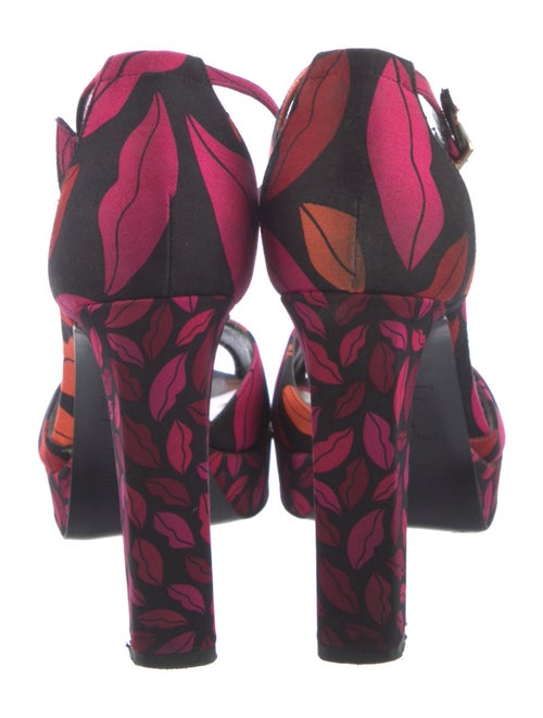 Diane von Furstenberg Printed D'Orsay Pumps