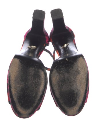 Diane von Furstenberg Printed D'Orsay Pumps