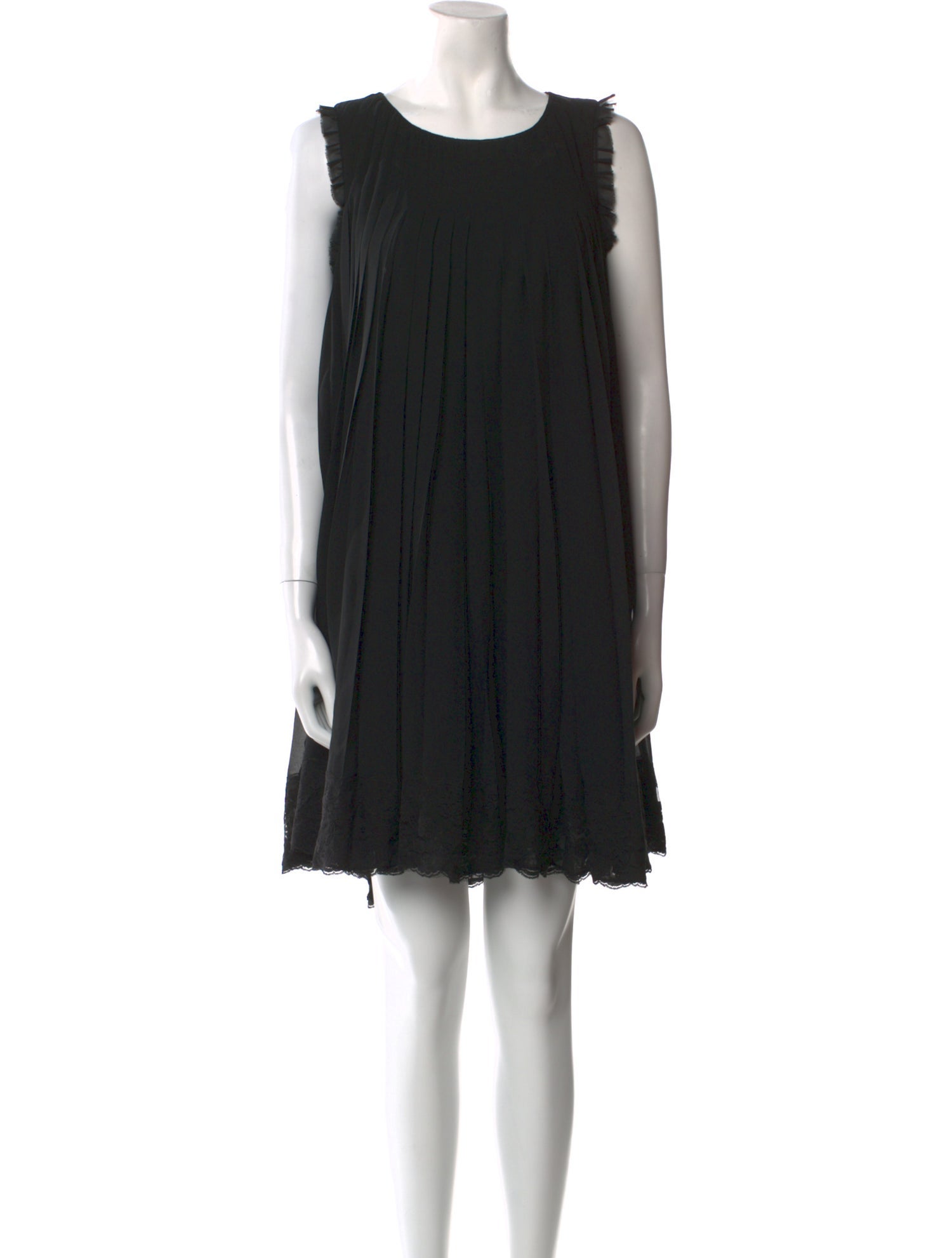 Diane von Furstenberg Scoop Neck Mini Dress