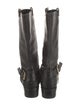 Diane von Furstenberg Leather Moto Boots
