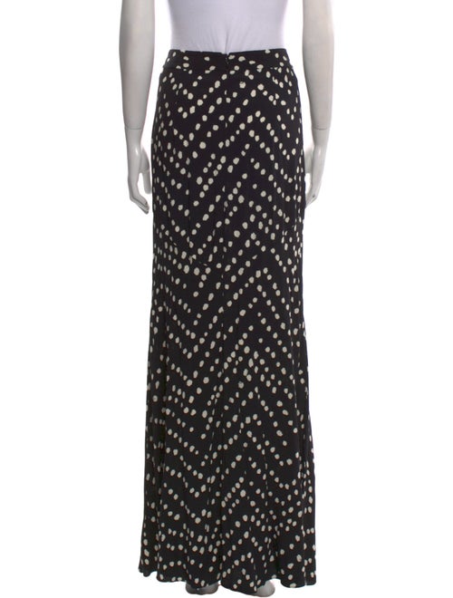 Diane von Furstenberg Polka Dot Print Long Skirt