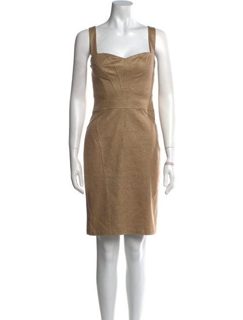 Diane von Furstenberg Square Neckline Mini Dress