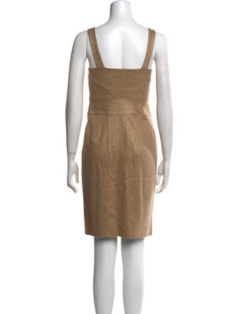 Diane von Furstenberg Square Neckline Mini Dress