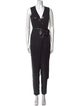 Diane von Furstenberg Silk V-Neck Jumpsuit