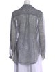 Diane von Furstenberg Silk Printed Button-Up Top