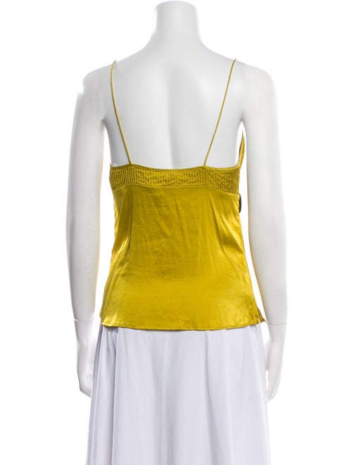 Diane von Furstenberg Silk Colorblock Pattern Top