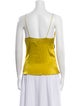 Diane von Furstenberg Silk Colorblock Pattern Top