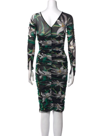 Diane von Furstenberg Printed Midi Length Dress