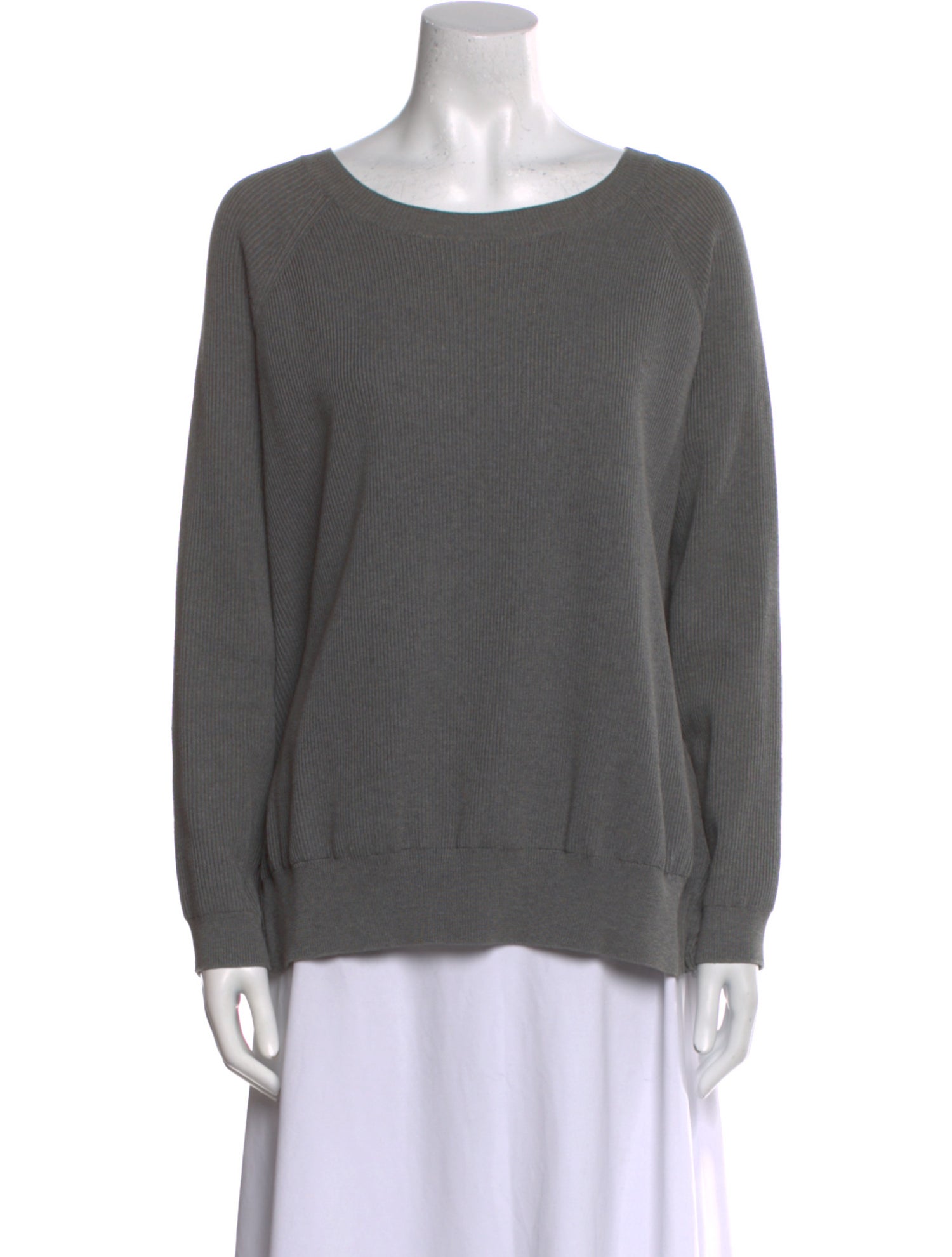 Dries Van Noten Bateau Neckline Long Sleeve Sweatshirt