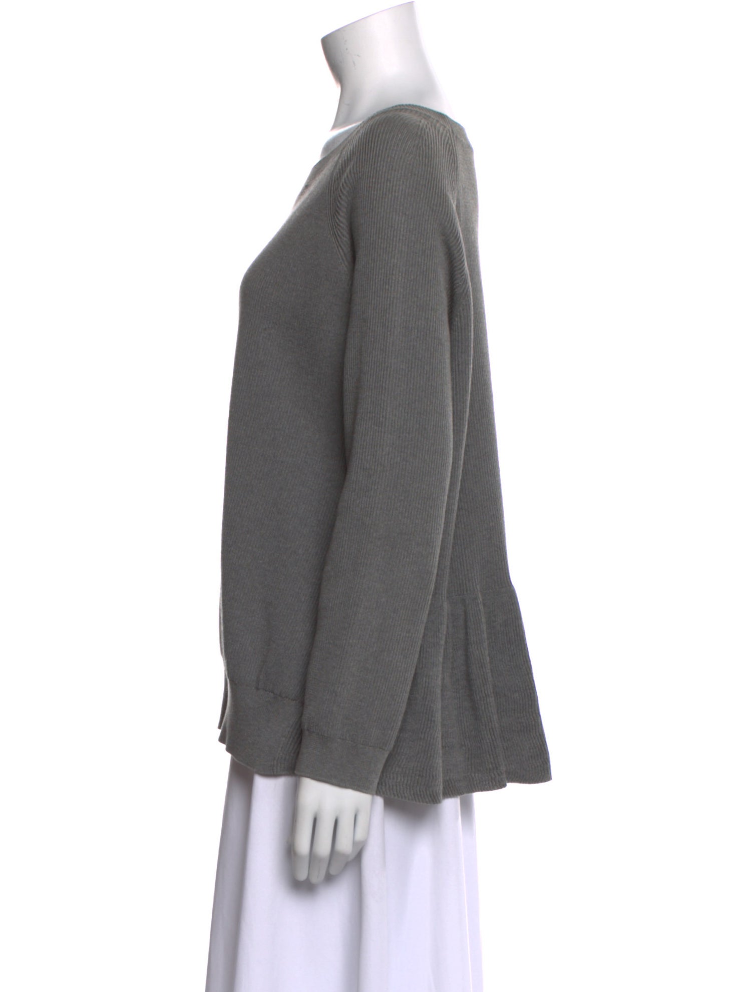 Dries Van Noten Bateau Neckline Long Sleeve Sweatshirt