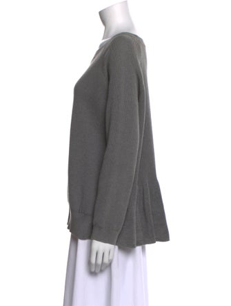 Dries Van Noten Bateau Neckline Long Sleeve Sweatshirt