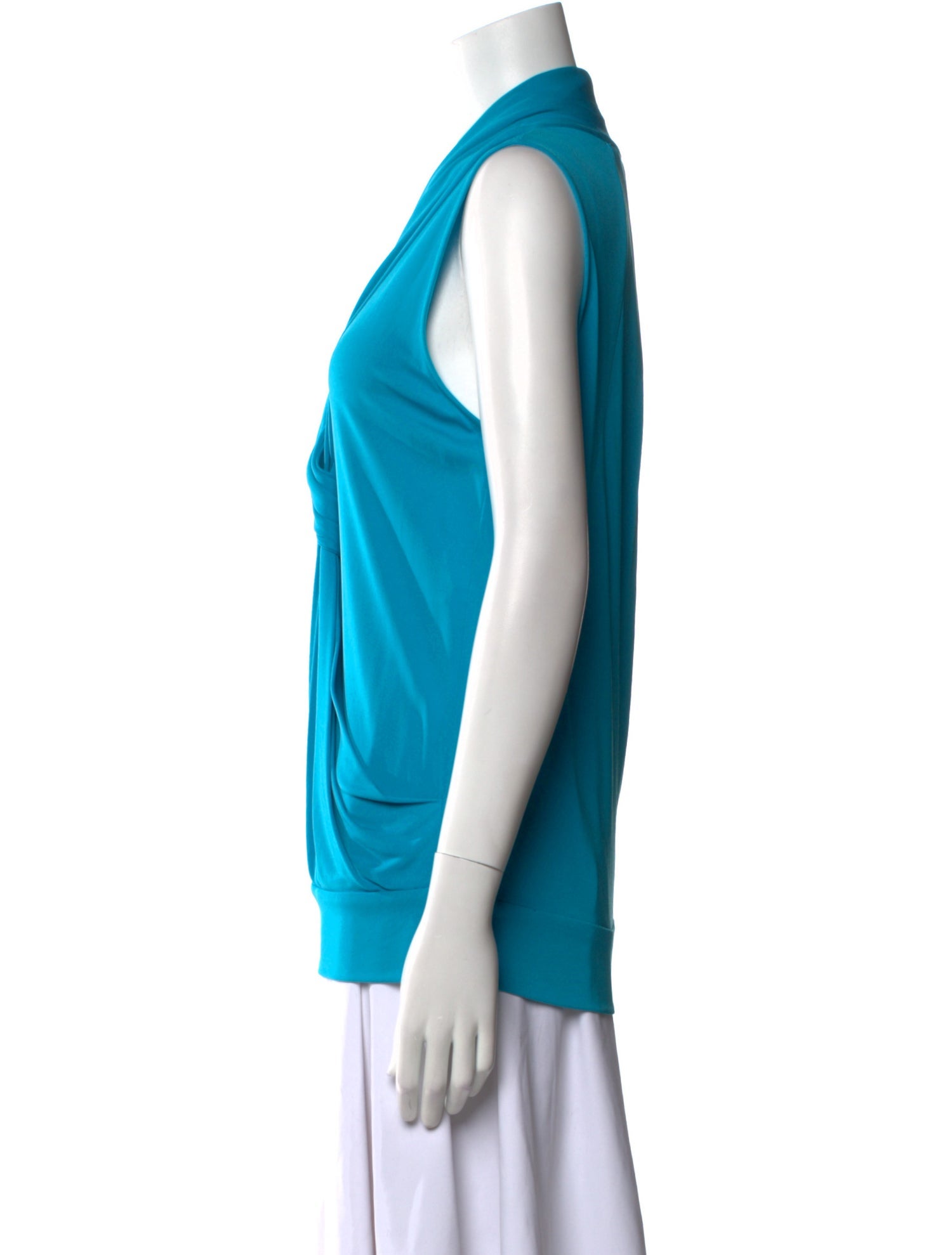 Diane von Furstenberg V-Neck Sleeveless Blouse