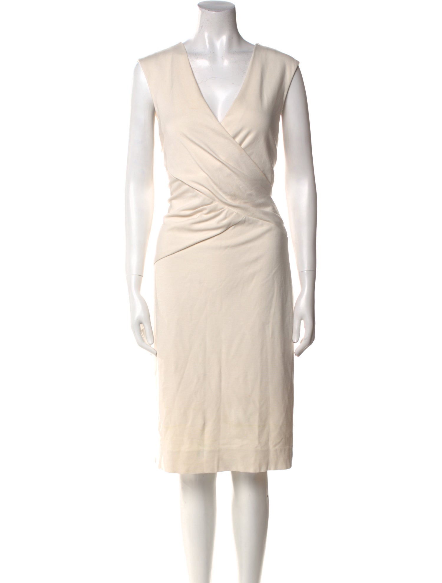 Diane von Furstenberg V-Neck Knee-Length Dress