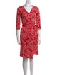 Diane von Furstenberg Silk Knee-Length Dress