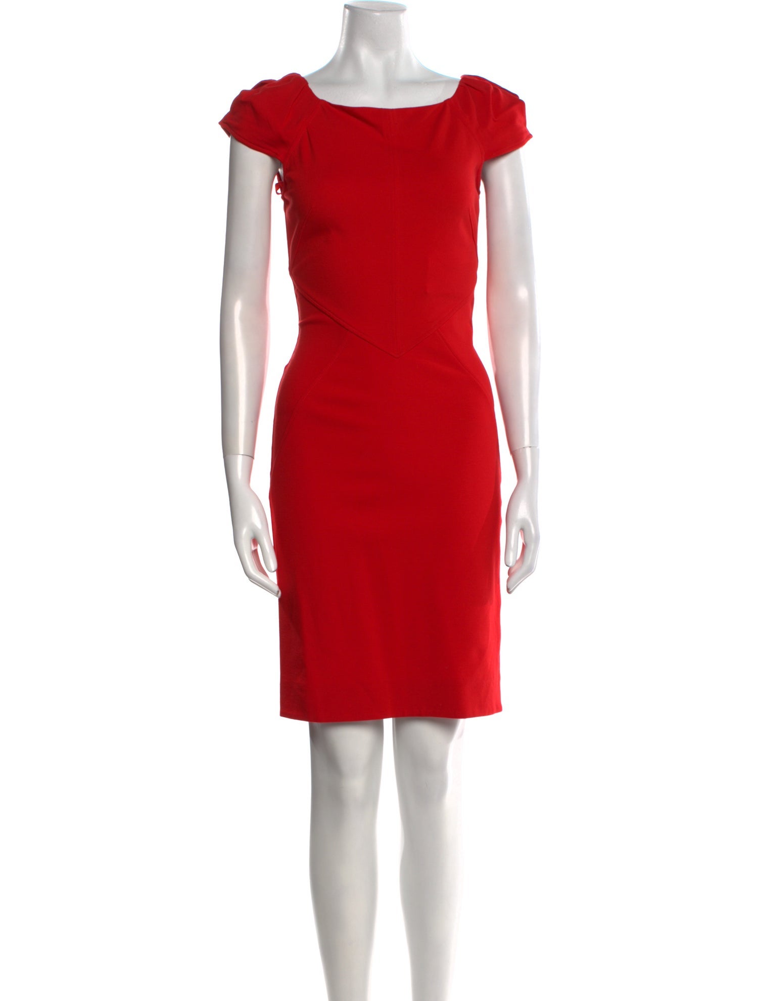 Diane von Furstenberg Bateau Neckline Knee-Length Dress