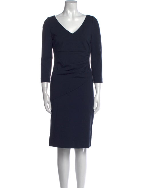 Diane von Furstenberg V-Neck Knee-Length Dress