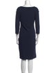 Diane von Furstenberg V-Neck Knee-Length Dress