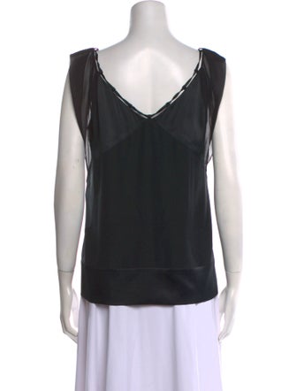 Diane von Furstenberg Silk Square Neckline Top