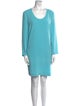 Diane von Furstenberg Scoop Neck Knee-Length Dress