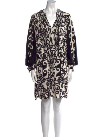 Diane von Furstenberg Silk Knee-Length Dress